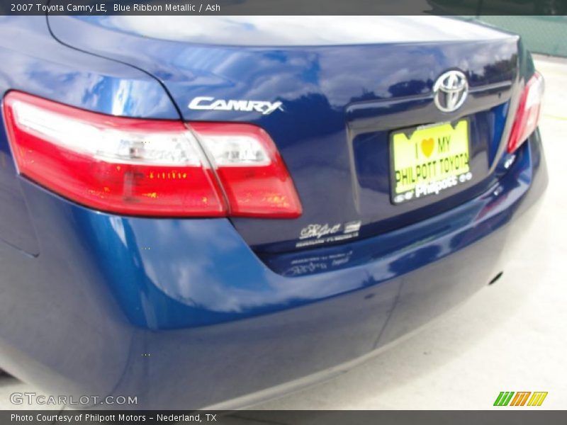 Blue Ribbon Metallic / Ash 2007 Toyota Camry LE