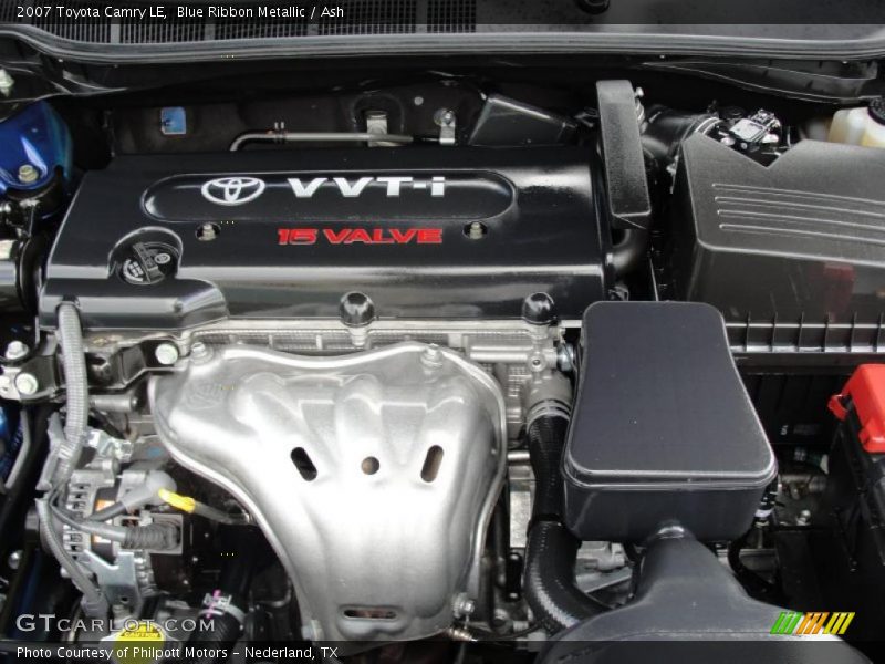 Blue Ribbon Metallic / Ash 2007 Toyota Camry LE