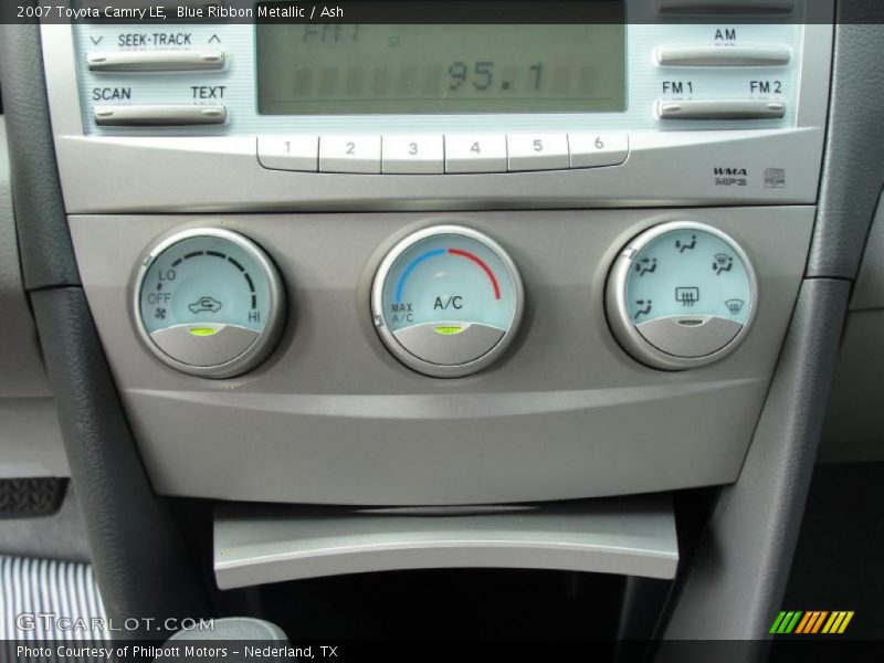 Blue Ribbon Metallic / Ash 2007 Toyota Camry LE
