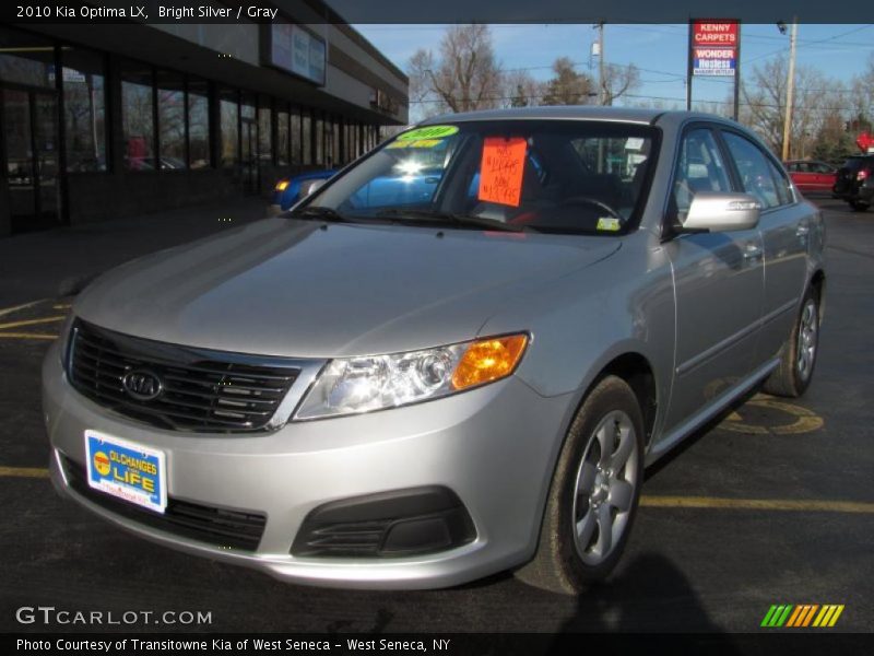 Bright Silver / Gray 2010 Kia Optima LX