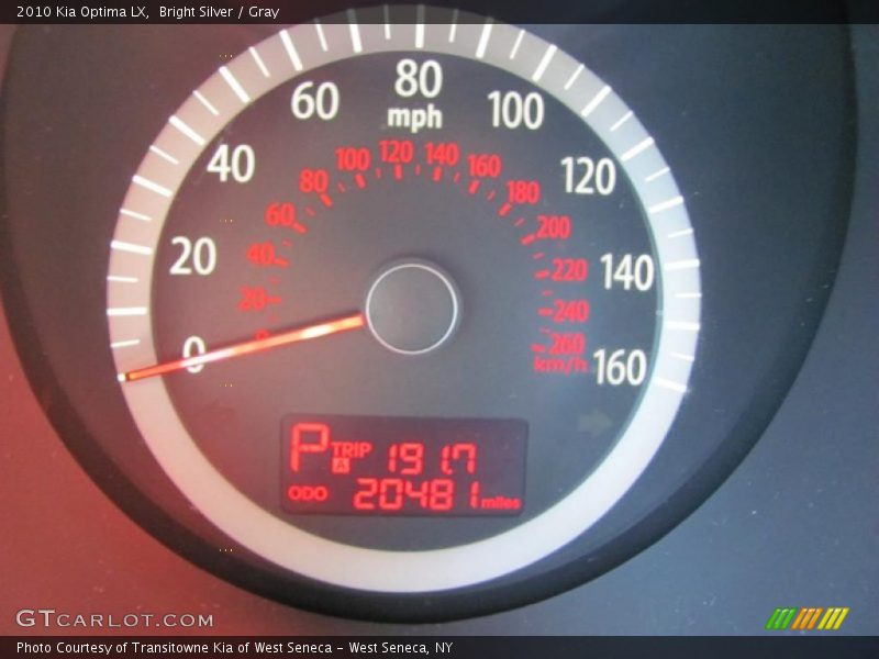 Bright Silver / Gray 2010 Kia Optima LX