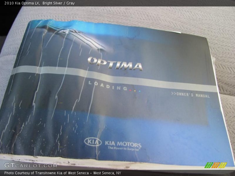 Bright Silver / Gray 2010 Kia Optima LX