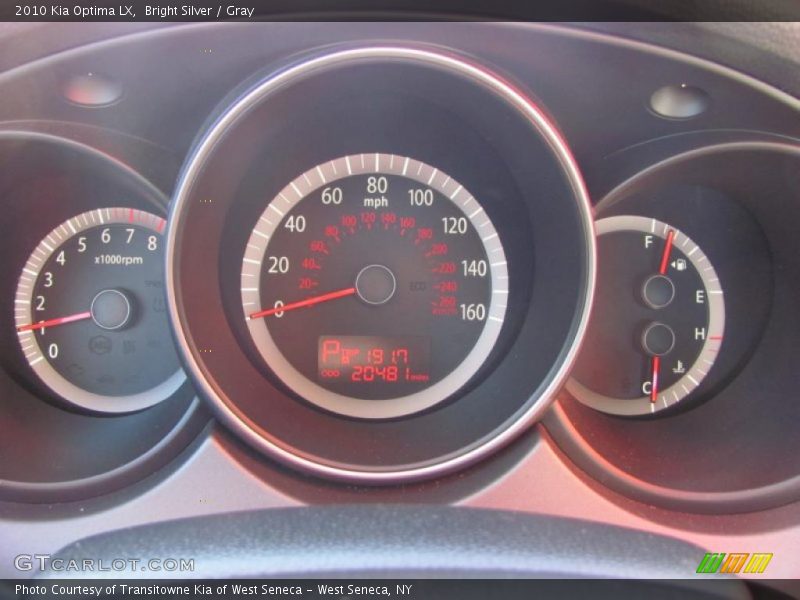 Bright Silver / Gray 2010 Kia Optima LX