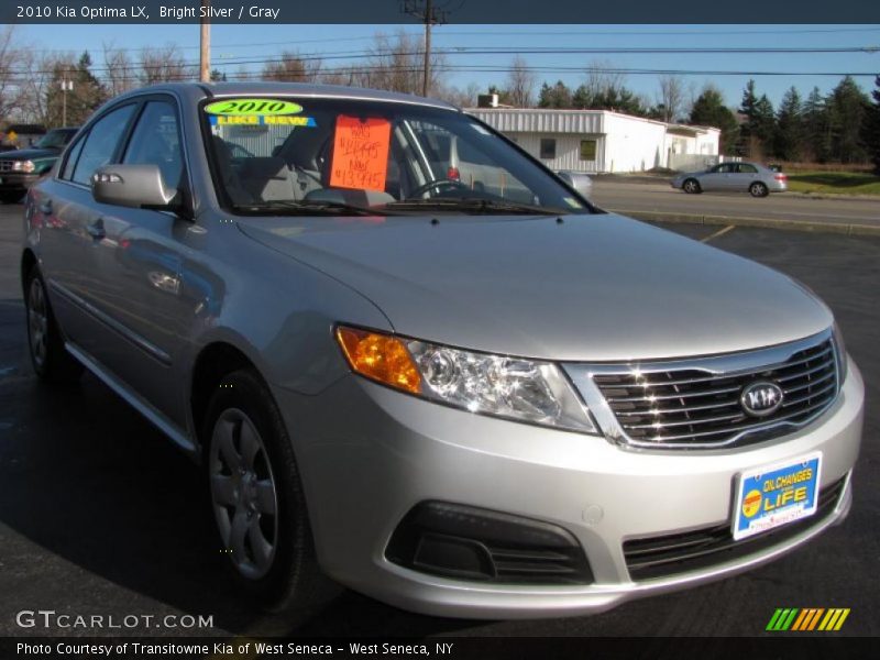 Bright Silver / Gray 2010 Kia Optima LX