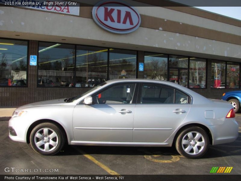 Bright Silver / Gray 2010 Kia Optima LX