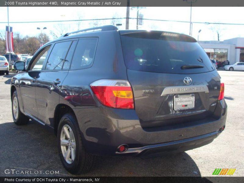 Magnetic Gray Metallic / Ash Gray 2008 Toyota Highlander 4WD