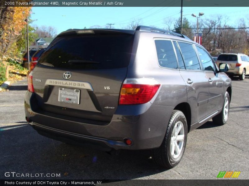 Magnetic Gray Metallic / Ash Gray 2008 Toyota Highlander 4WD