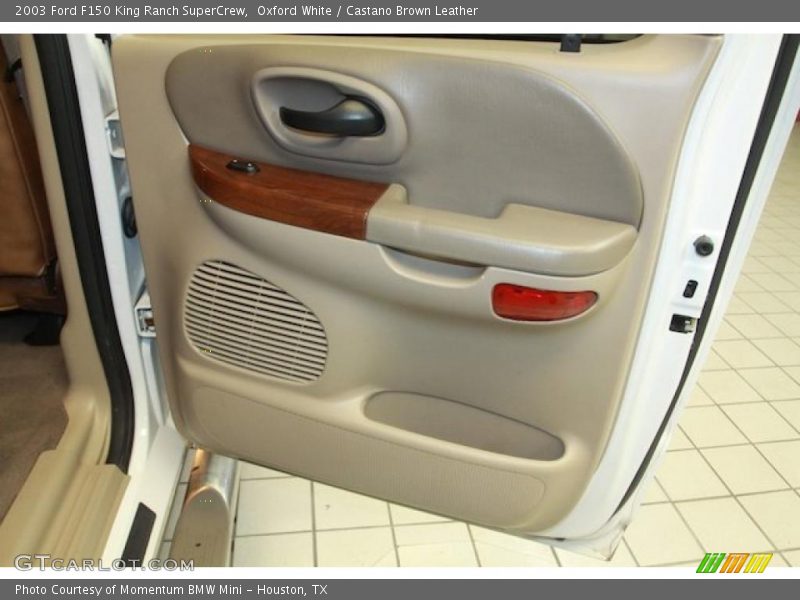 Oxford White / Castano Brown Leather 2003 Ford F150 King Ranch SuperCrew