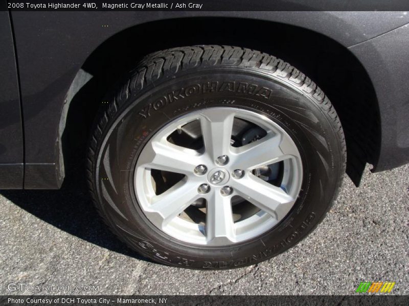 Magnetic Gray Metallic / Ash Gray 2008 Toyota Highlander 4WD