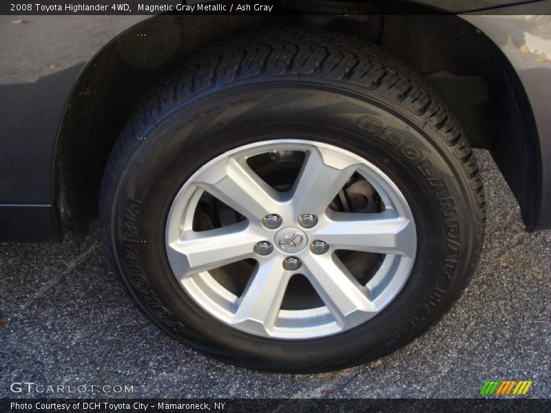 Magnetic Gray Metallic / Ash Gray 2008 Toyota Highlander 4WD