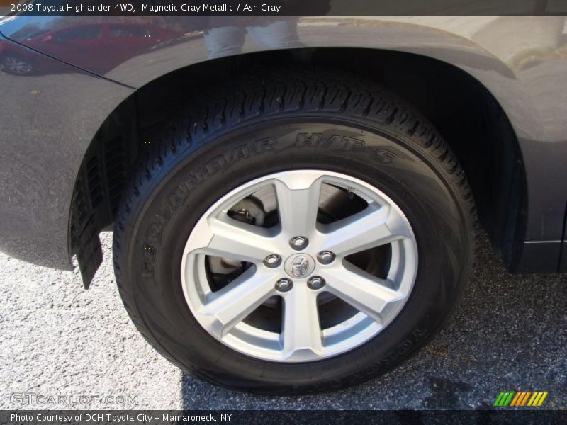 Magnetic Gray Metallic / Ash Gray 2008 Toyota Highlander 4WD