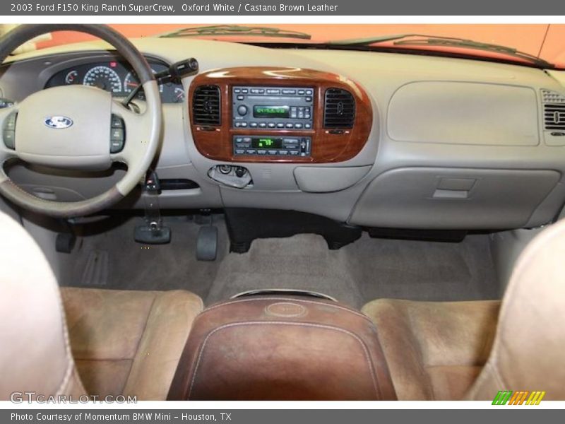 Castano Brown Leather Interior - 2003 F150 King Ranch SuperCrew 