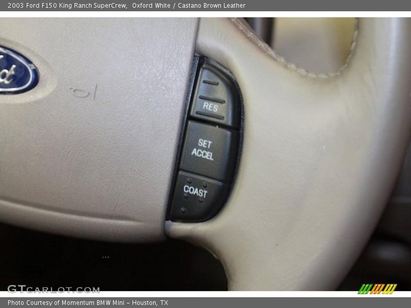 Oxford White / Castano Brown Leather 2003 Ford F150 King Ranch SuperCrew