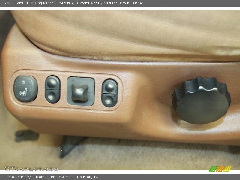 Oxford White / Castano Brown Leather 2003 Ford F150 King Ranch SuperCrew