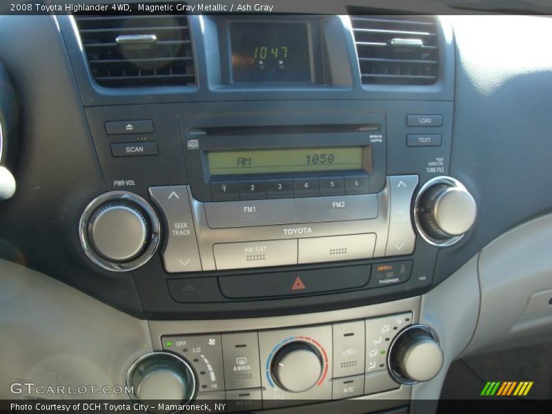 Magnetic Gray Metallic / Ash Gray 2008 Toyota Highlander 4WD