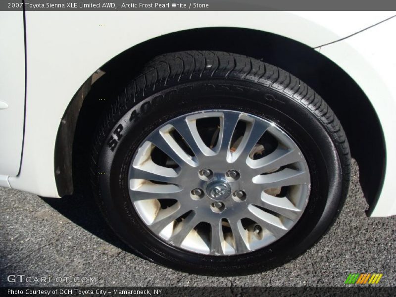 Arctic Frost Pearl White / Stone 2007 Toyota Sienna XLE Limited AWD