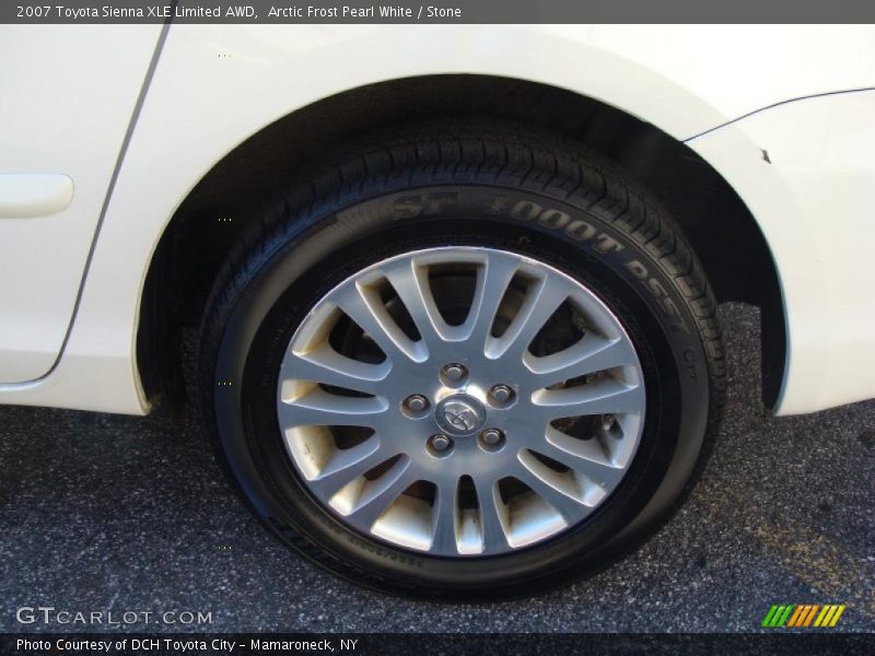 Arctic Frost Pearl White / Stone 2007 Toyota Sienna XLE Limited AWD