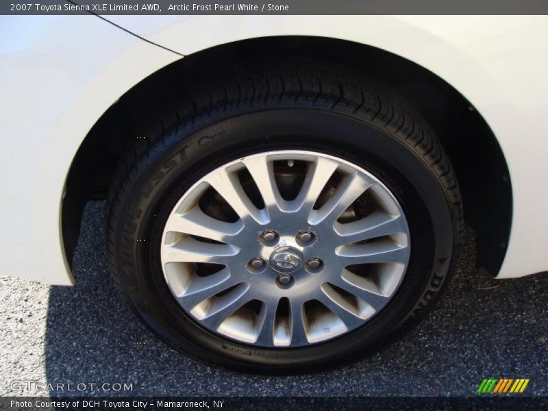 Arctic Frost Pearl White / Stone 2007 Toyota Sienna XLE Limited AWD