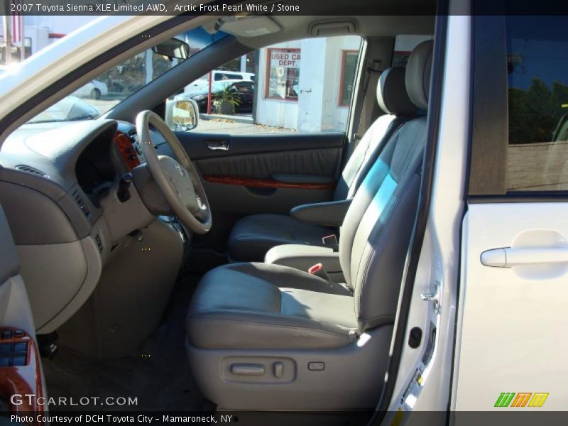 Arctic Frost Pearl White / Stone 2007 Toyota Sienna XLE Limited AWD