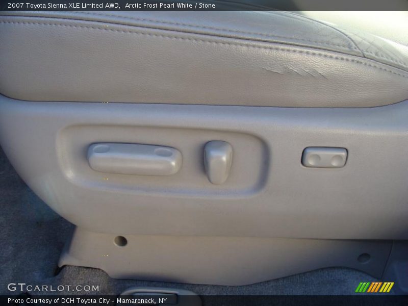 Arctic Frost Pearl White / Stone 2007 Toyota Sienna XLE Limited AWD