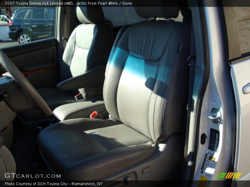 Arctic Frost Pearl White / Stone 2007 Toyota Sienna XLE Limited AWD