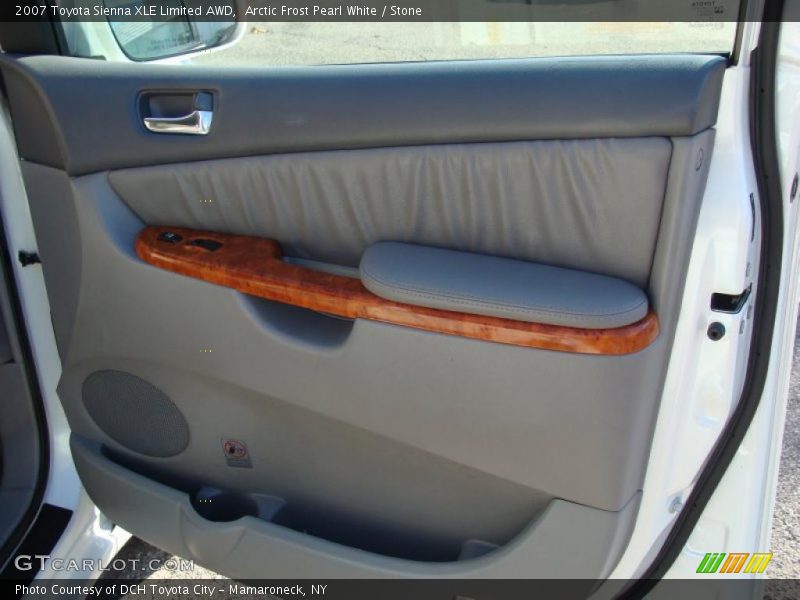 Arctic Frost Pearl White / Stone 2007 Toyota Sienna XLE Limited AWD