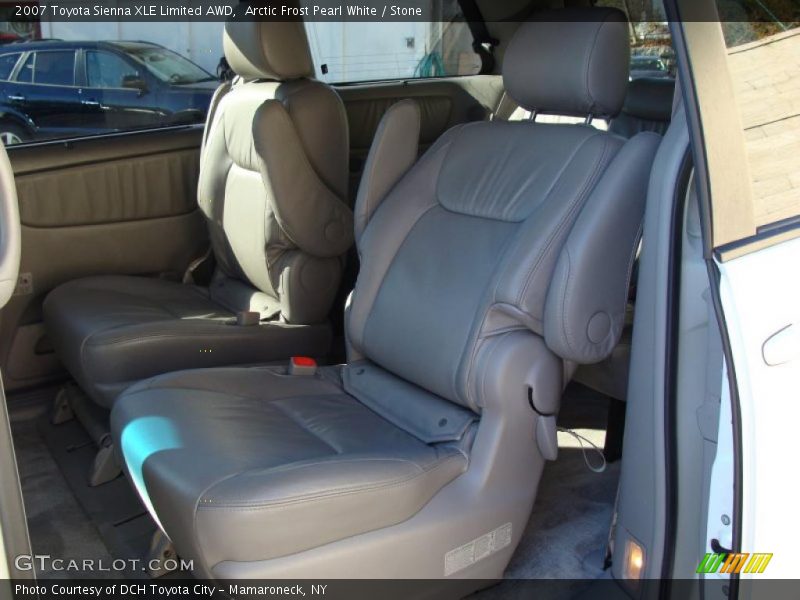 Arctic Frost Pearl White / Stone 2007 Toyota Sienna XLE Limited AWD