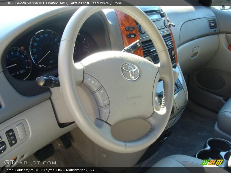 Arctic Frost Pearl White / Stone 2007 Toyota Sienna XLE Limited AWD