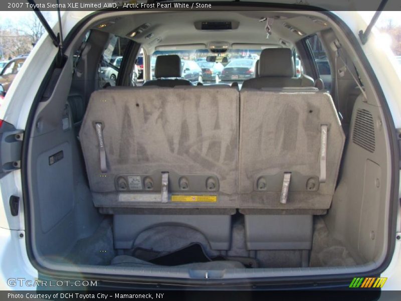 Arctic Frost Pearl White / Stone 2007 Toyota Sienna XLE Limited AWD
