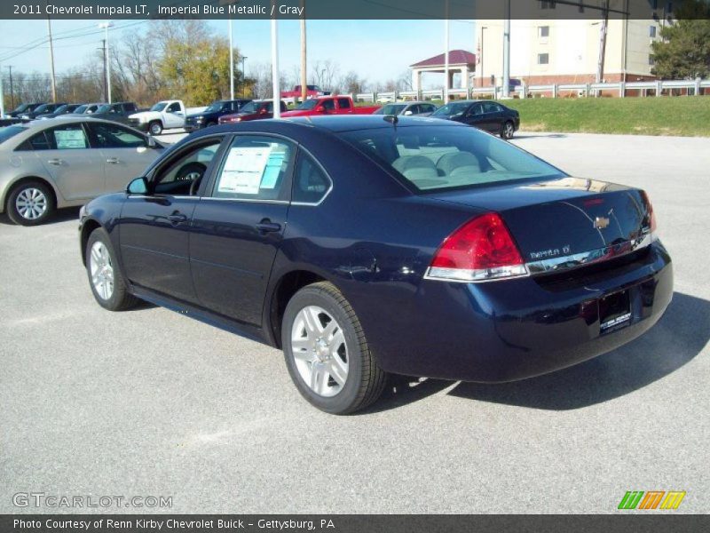 Imperial Blue Metallic / Gray 2011 Chevrolet Impala LT