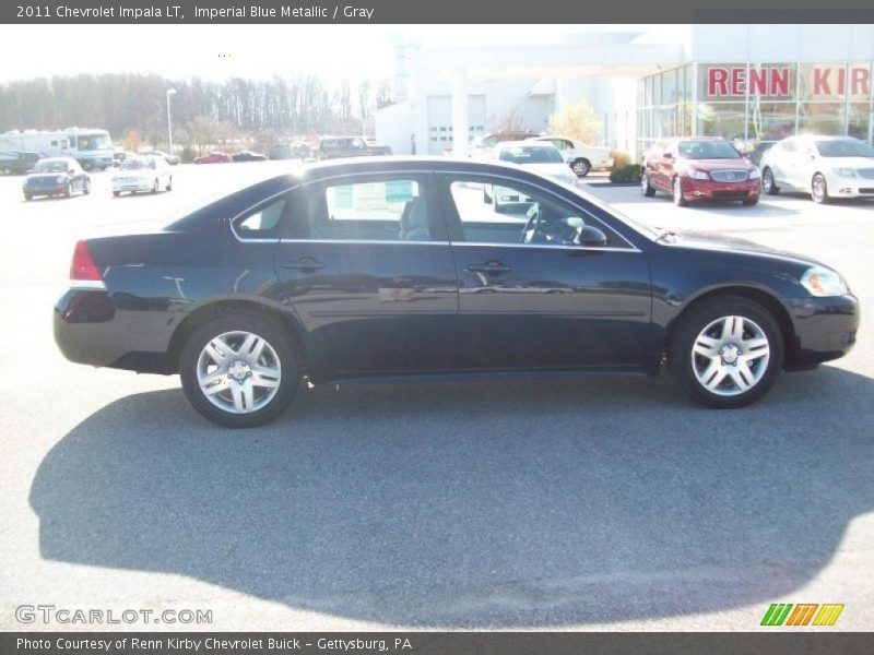 Imperial Blue Metallic / Gray 2011 Chevrolet Impala LT
