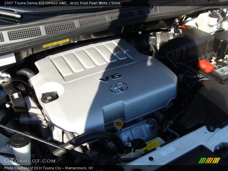 Arctic Frost Pearl White / Stone 2007 Toyota Sienna XLE Limited AWD