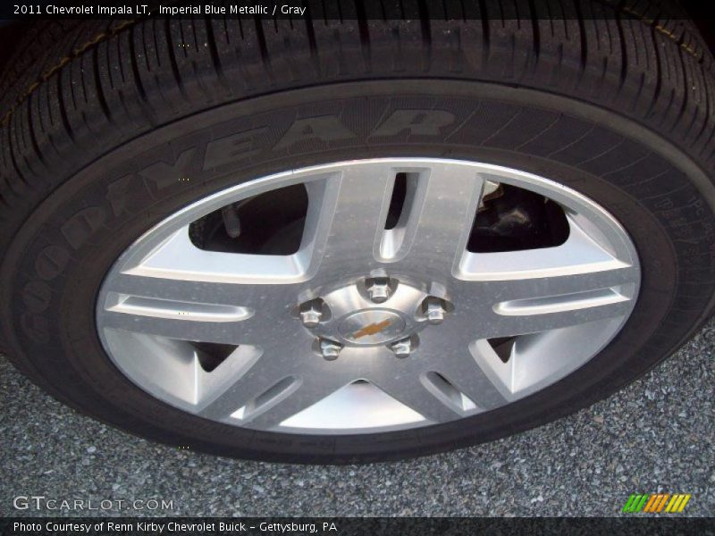 Imperial Blue Metallic / Gray 2011 Chevrolet Impala LT
