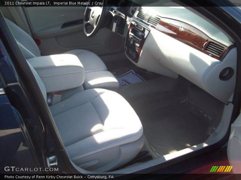 Imperial Blue Metallic / Gray 2011 Chevrolet Impala LT