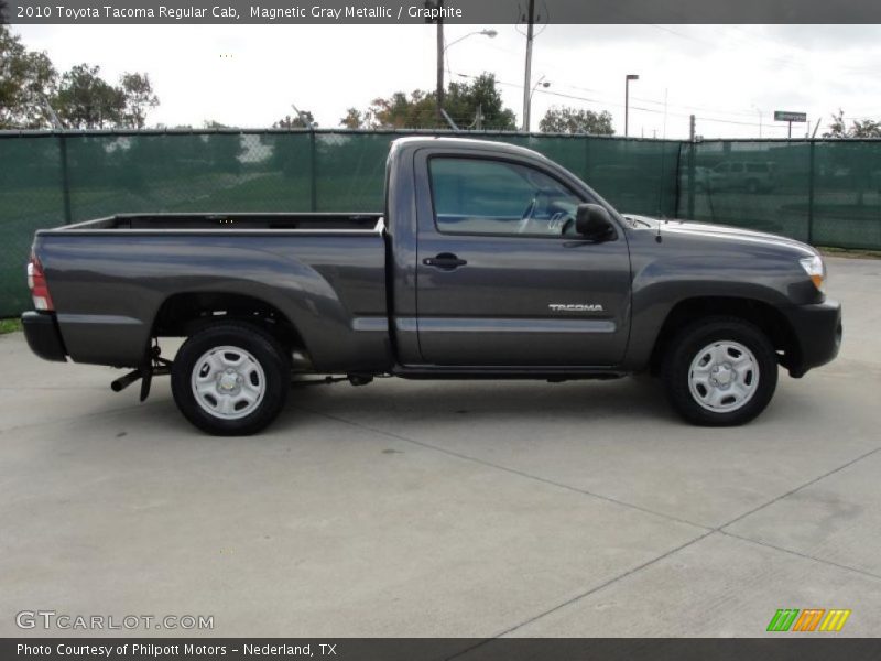 Magnetic Gray Metallic / Graphite 2010 Toyota Tacoma Regular Cab