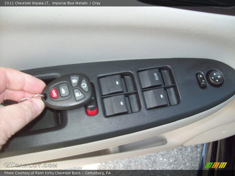 Imperial Blue Metallic / Gray 2011 Chevrolet Impala LT