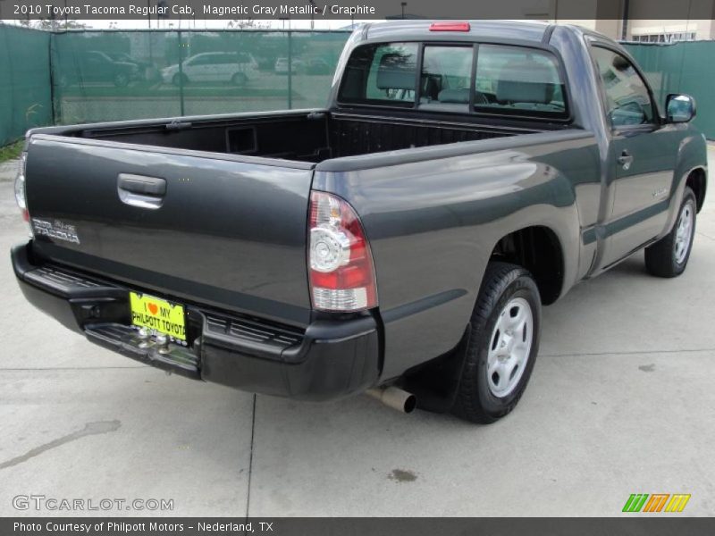 Magnetic Gray Metallic / Graphite 2010 Toyota Tacoma Regular Cab