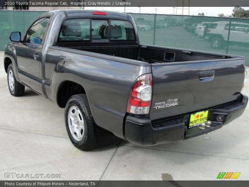 Magnetic Gray Metallic / Graphite 2010 Toyota Tacoma Regular Cab