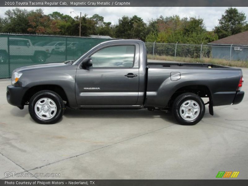 Magnetic Gray Metallic / Graphite 2010 Toyota Tacoma Regular Cab