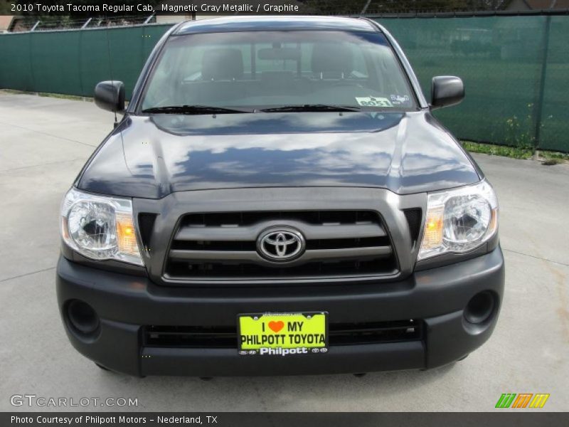 Magnetic Gray Metallic / Graphite 2010 Toyota Tacoma Regular Cab