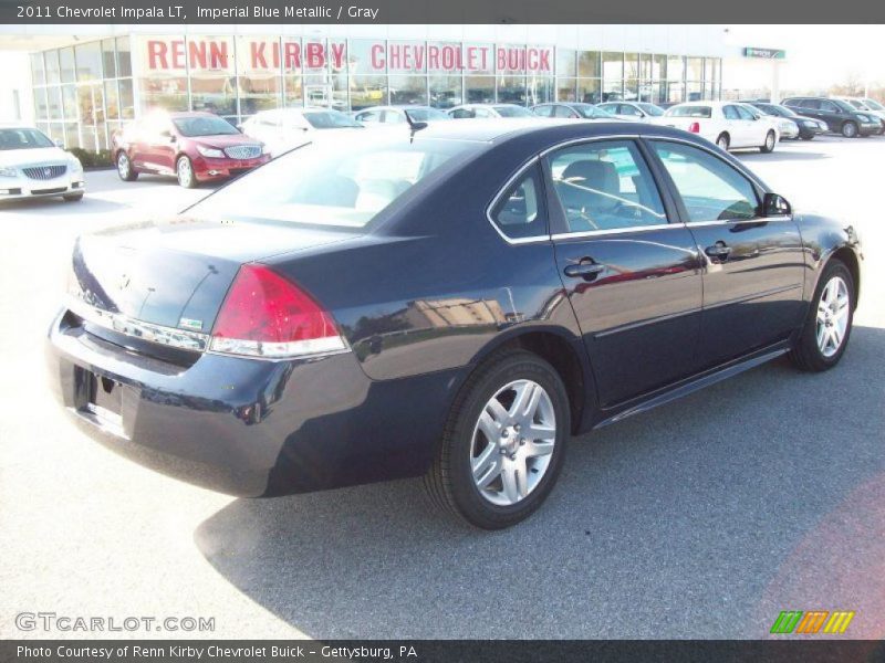 Imperial Blue Metallic / Gray 2011 Chevrolet Impala LT