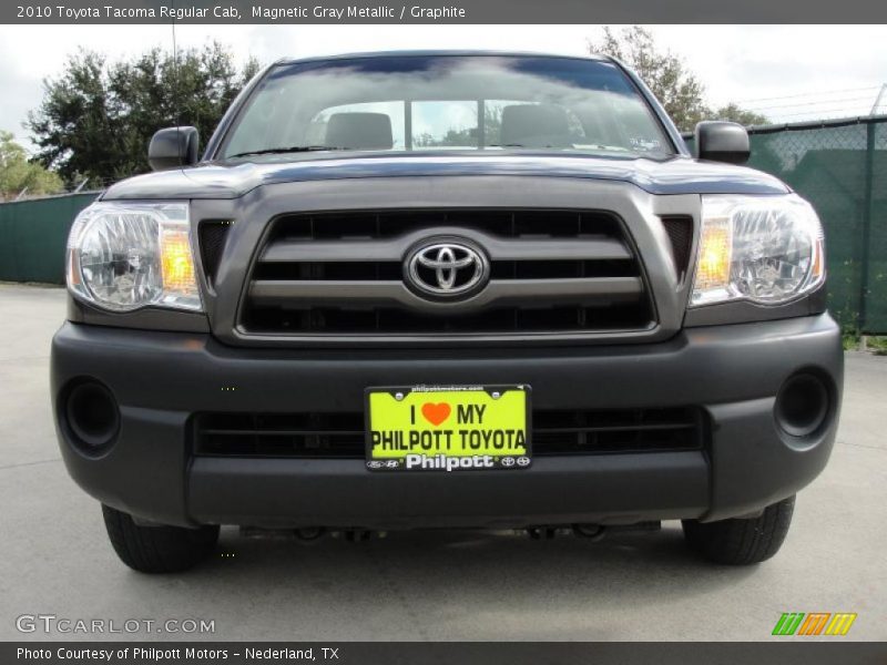 Magnetic Gray Metallic / Graphite 2010 Toyota Tacoma Regular Cab