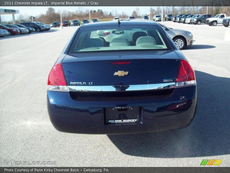 Imperial Blue Metallic / Gray 2011 Chevrolet Impala LT