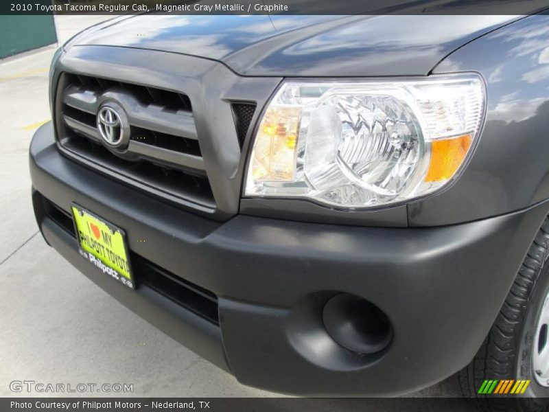 Magnetic Gray Metallic / Graphite 2010 Toyota Tacoma Regular Cab