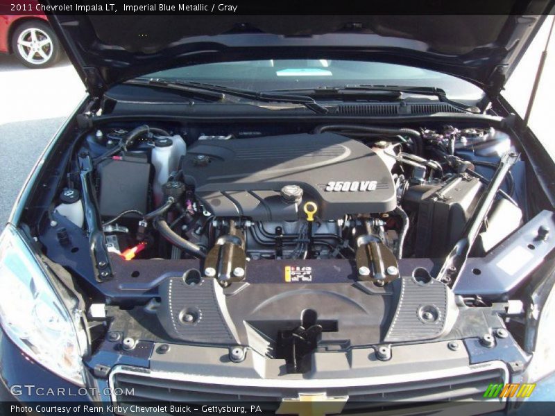 Imperial Blue Metallic / Gray 2011 Chevrolet Impala LT