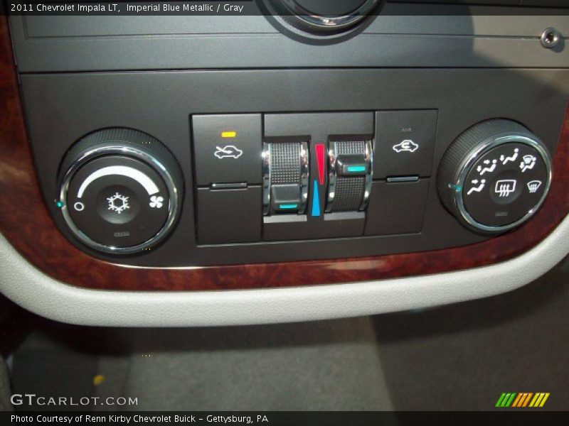 Imperial Blue Metallic / Gray 2011 Chevrolet Impala LT