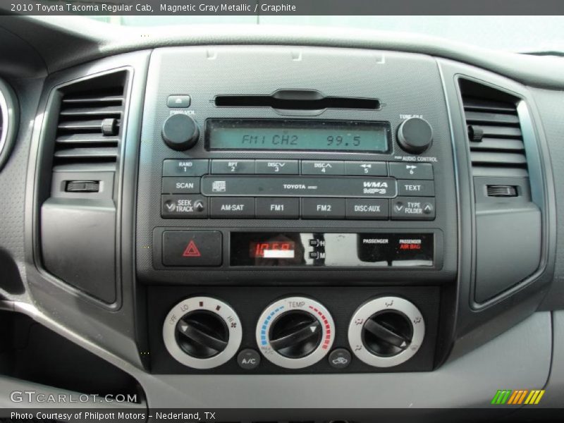 Magnetic Gray Metallic / Graphite 2010 Toyota Tacoma Regular Cab