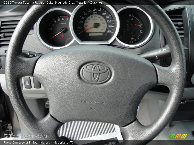 Magnetic Gray Metallic / Graphite 2010 Toyota Tacoma Regular Cab