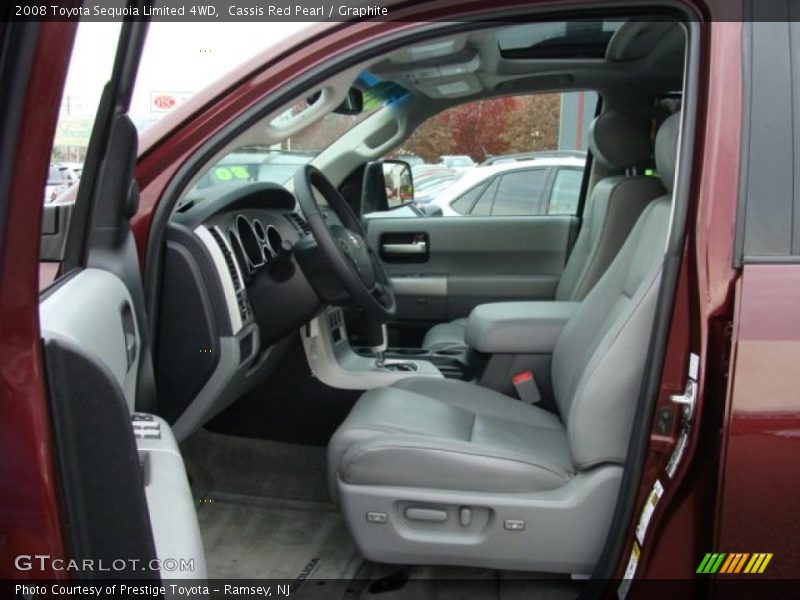 Cassis Red Pearl / Graphite 2008 Toyota Sequoia Limited 4WD