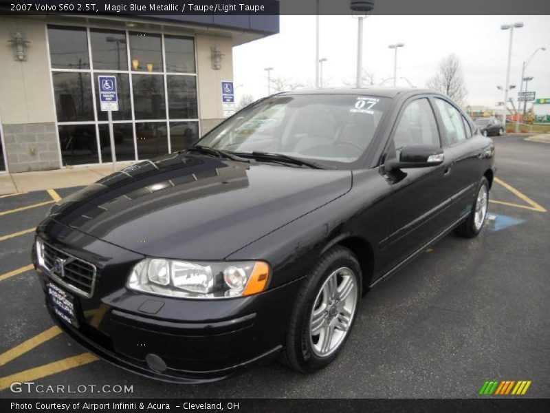 Magic Blue Metallic / Taupe/Light Taupe 2007 Volvo S60 2.5T